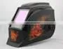Black nylon protective helmet