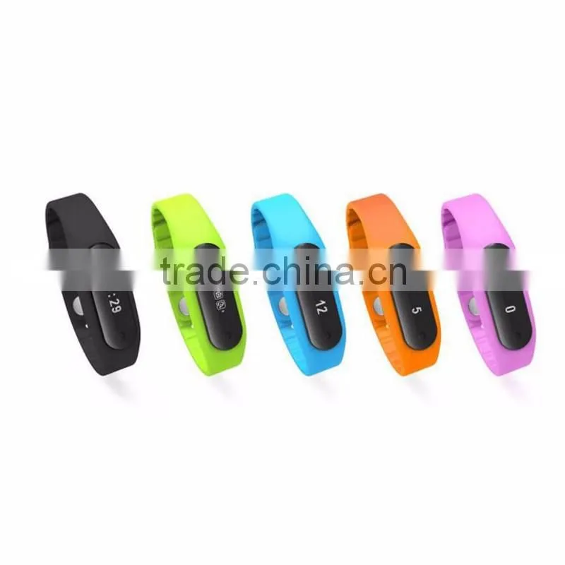 Aireego 2016 Fitness Activity Tracker Colorful in mold print silicon wristband smart band