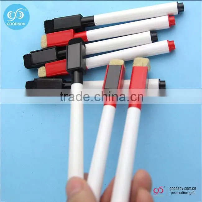 Guangdong wholesale promotional gifts felt tip erasable marker pen washable markers