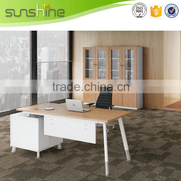 New Hot Fashion High reflective wood carving executive desk