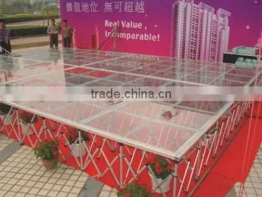 2014 RP aluminum adjustable stage with step