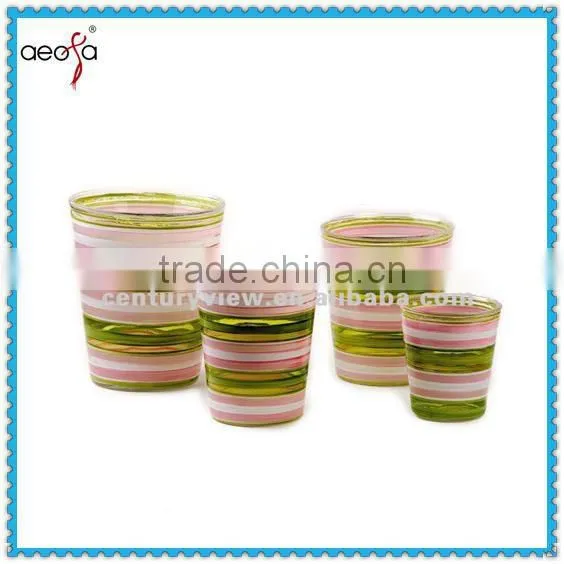 Hot selling new design cheap bulk flower glass pot