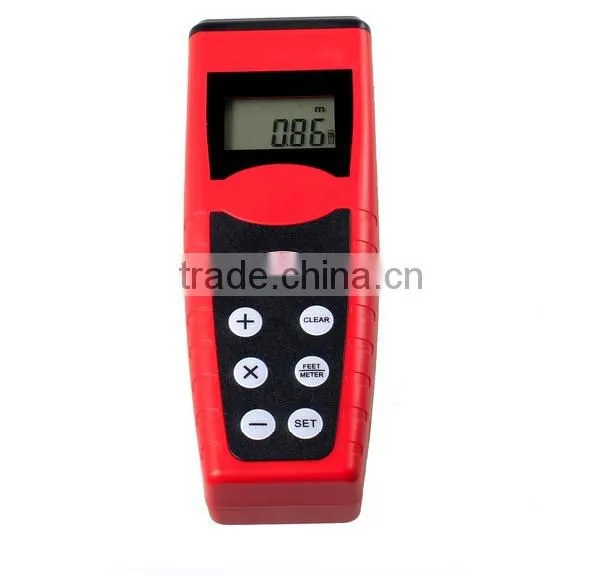 2013 New LCD Ultrasonic distance measurer with Laser Pointer
