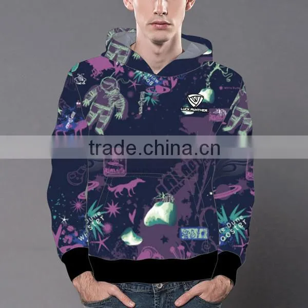 Custom High Quality Sublimation Hoodies, Pullover Hoodies