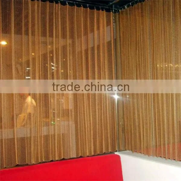 Fashionable architectural decoratice metal curtains for living room