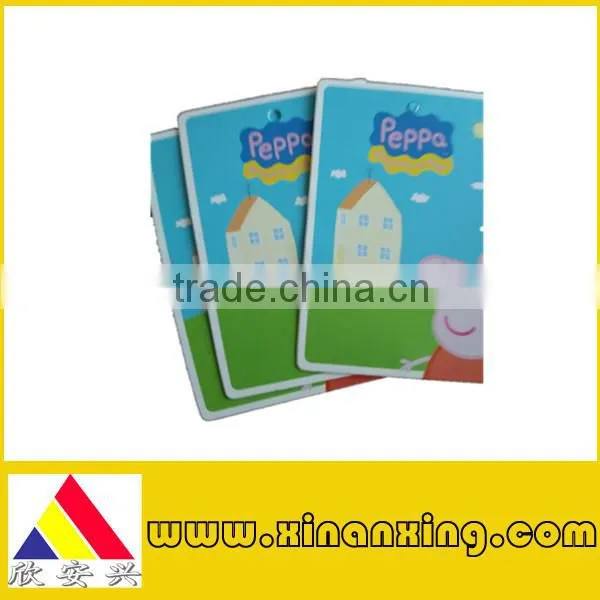 kids hang tags with animal printing