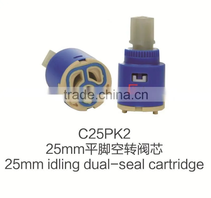 25mm ceramic mixer cartridge cold hot water