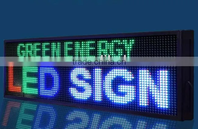 USA---Outdoor led display sign programmable, LED Programmable Display Signs board P10 outdoor running text led display sign