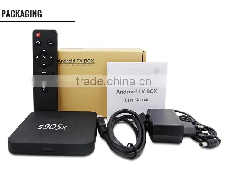 JUNUO 2016 Amlogic s905x A53 quad core android 6.0 marshmallow 2g 8g google tv box