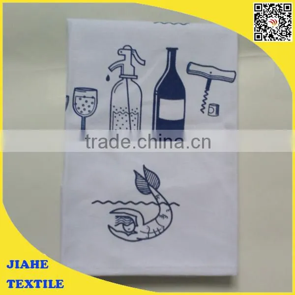 1 color print kitchen printed cotton tea towel