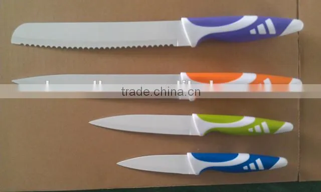 New Design New Product of 2014 Ceramic Coated Stainless Steel Knife