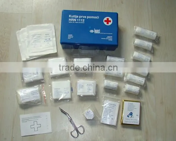 V-FB61 Plastic waterproof car first aid kit box with handle