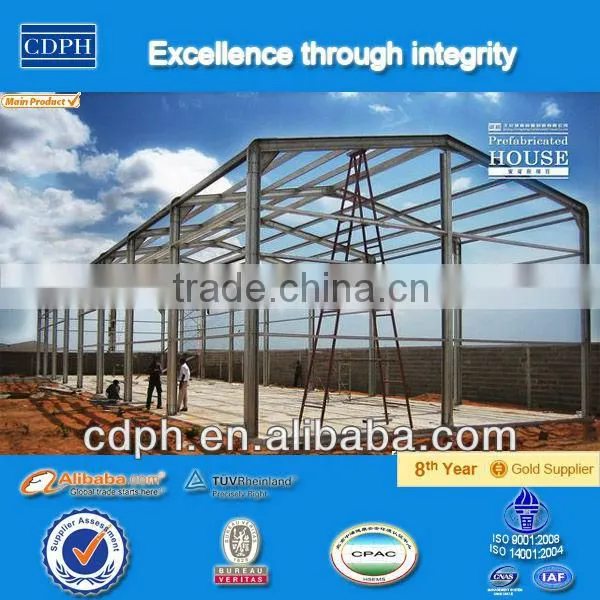 Prefabricated Workshop quick installation easy installation galvanized warehouse