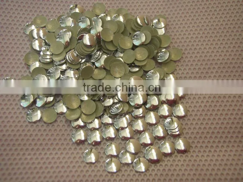 korean quality hot fix nailhead silver color