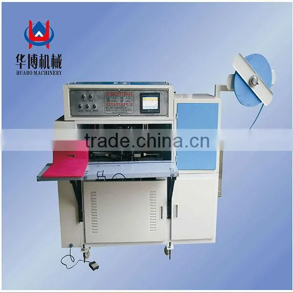 latest ultrasonic sealing machine for nonwoven bag handle automatic soft loop making bag machine