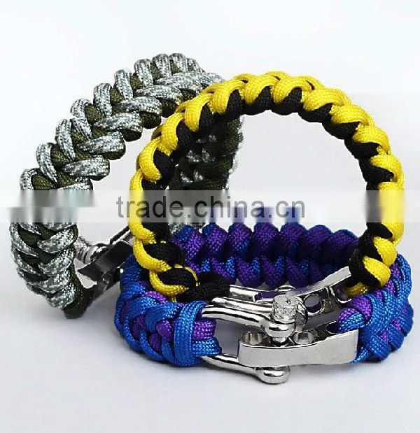metal buckle survival bands