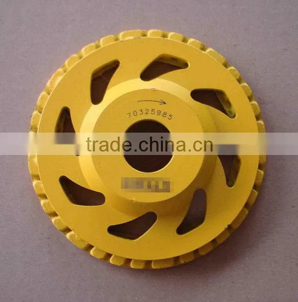 High quality hot selling diamond cup wheels concrete