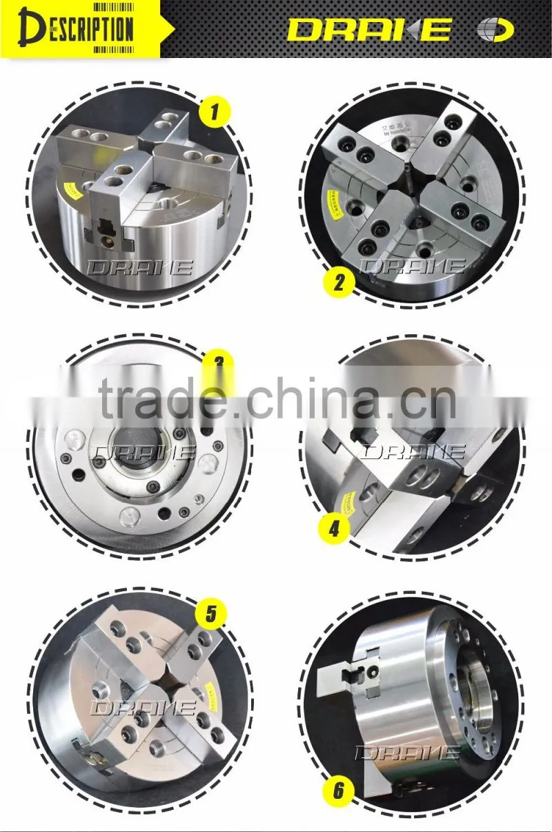 High-Speed Four-Jaw Hydraulic Power Chuck 8 Inch Solid Four-Jaw Hydraulic Chuck