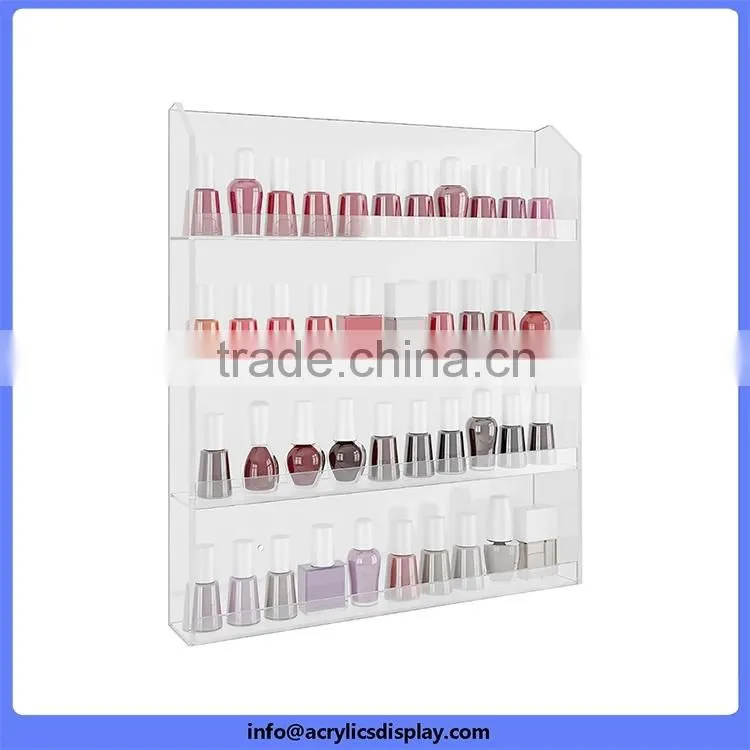 Top level super quality acrylic abs nail polish display rack