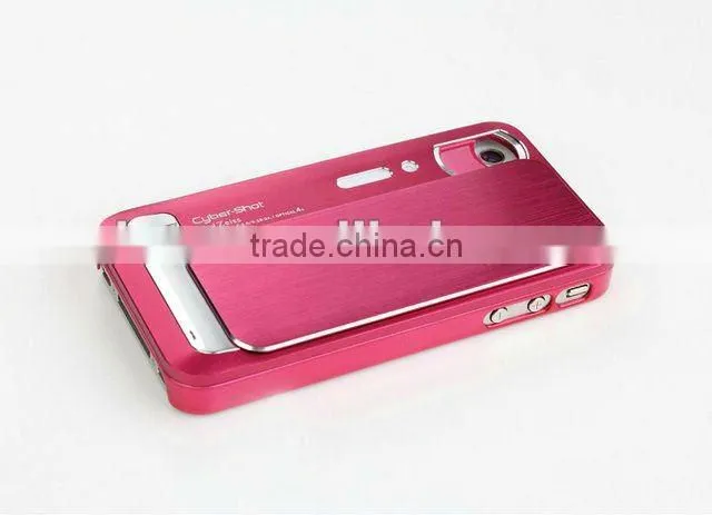 high quality fashion novelty aluminium mobile phone bumper cover case for Iphone 4/4S