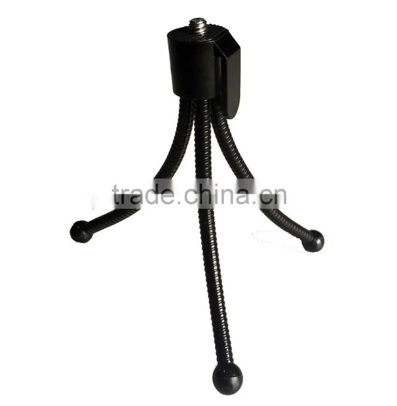 Flexible Light Weight Plastic Mini Mobile Tripod With Video Camera And Phone