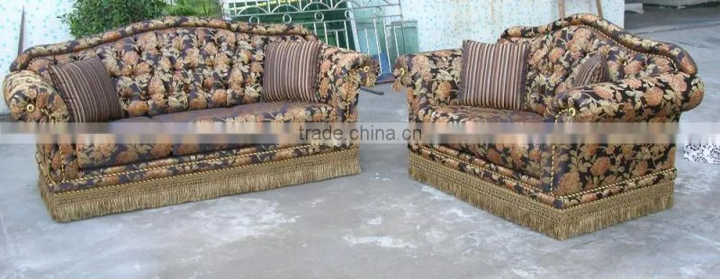 arabic style fabric sofa and sofa cushion fabric