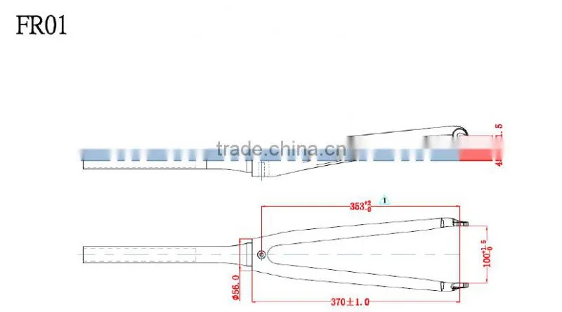 China supplier manufacture special 12" bicycle fork