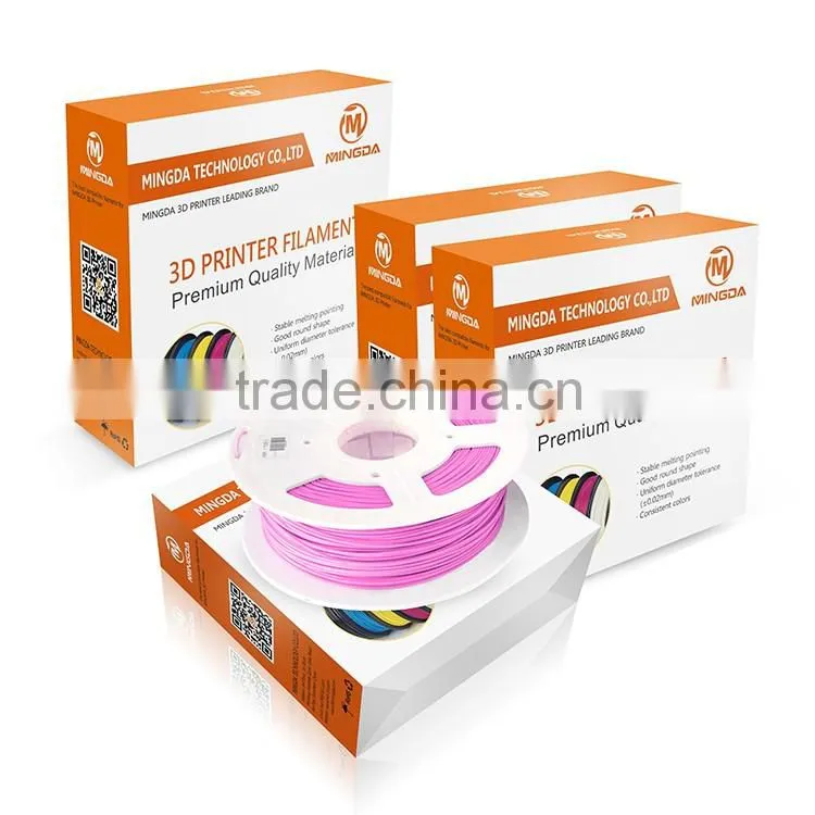 China manufacturer material at attractive price , MINGDA 3D printer filament for bulk order