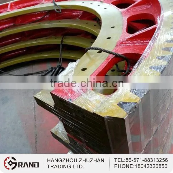 Low price slewing gear ring from china manufacturer