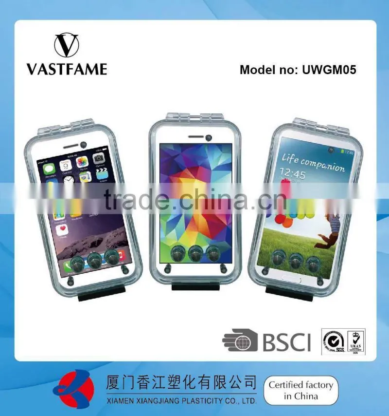 Universal Waterproof Case for iPhone 6/Samsung Galaxy S5/S4