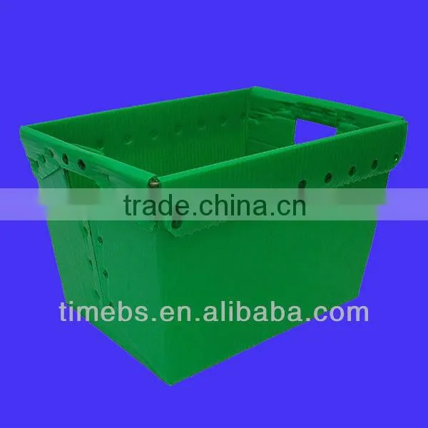 Corrugated plastic totes
