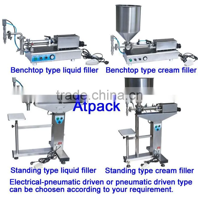 Semi-automatic cream mixing and filling machine