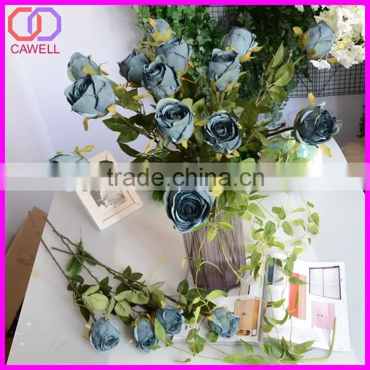 cheap silk peach rose artificial flower manufacturer