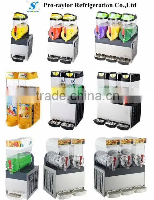 Stainless steel commercial slush machine(CE approved) XRJ-12L*2