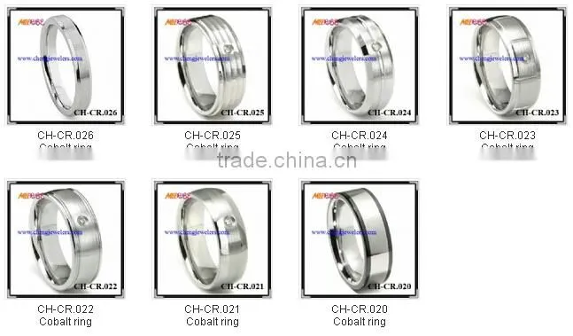 High grade hot sale nice cobalt mens engagement rings,wedding bands mens,custom rings