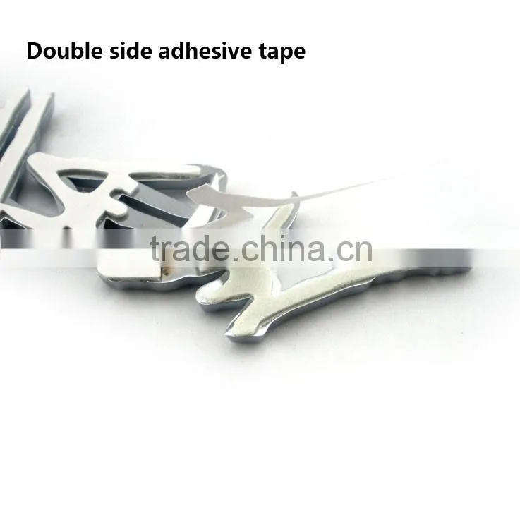 Factory direct sale chrome plastic car emblem for honda badge