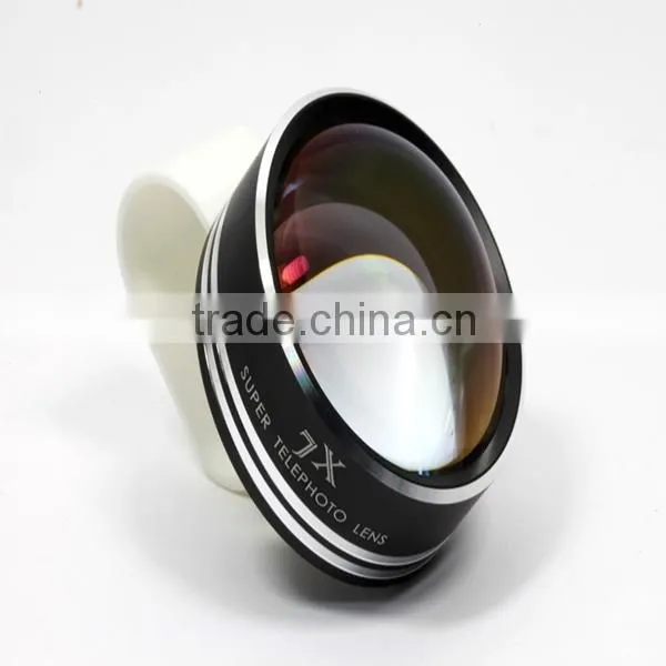 Zoom Lens 7x Telephoto Lens with Arc Clip telephoto zoom lens for Samsung galaxy S4