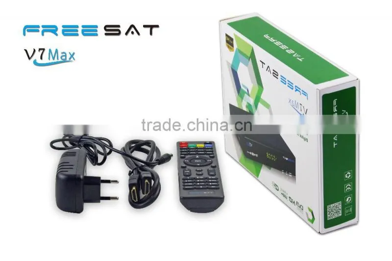 iran tv set top box with hd output Freesat V7 Max full hd satellite TV receiver cccam cline