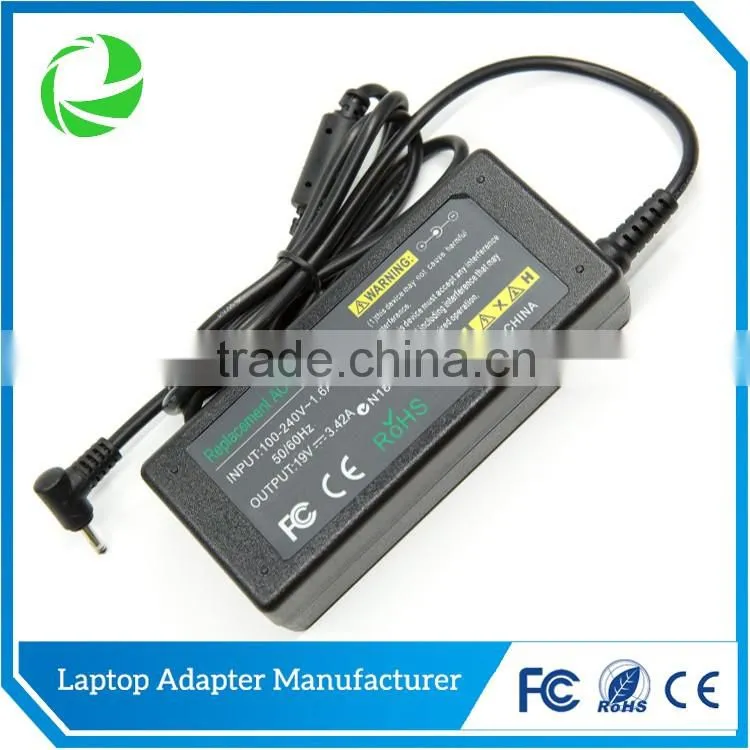 for asus 65W laptop charger Desktop Power Adapter 19V 3.42A 65W 3.0*1.0MM Laptop DC Adapter