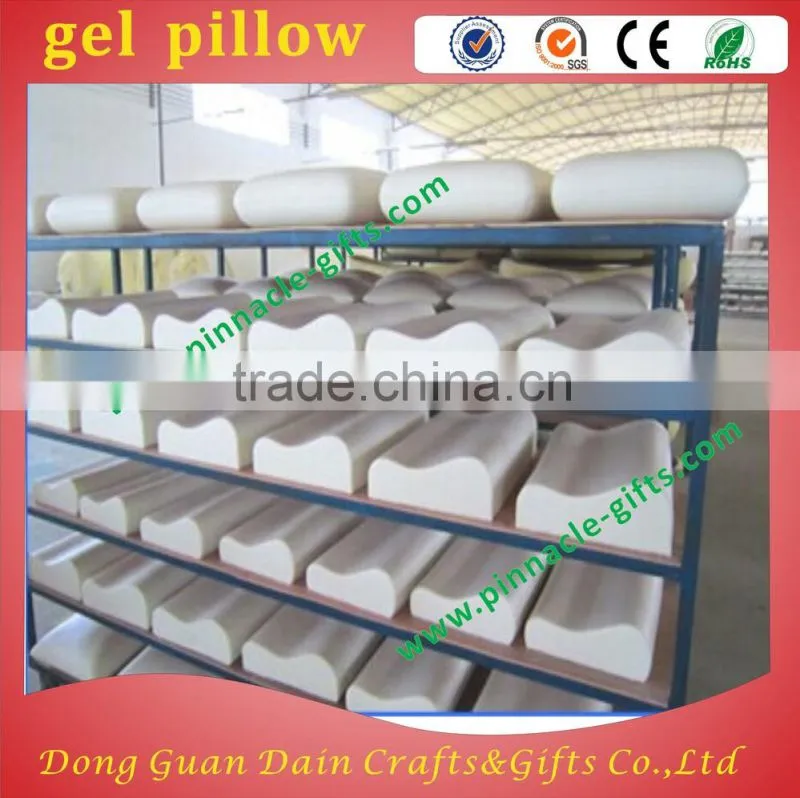 customized PU with GEL cooling pillows with memory foaming material