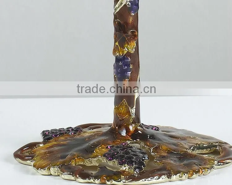 RORO Golden Harvest grape enamel crystal glass big red wine glass