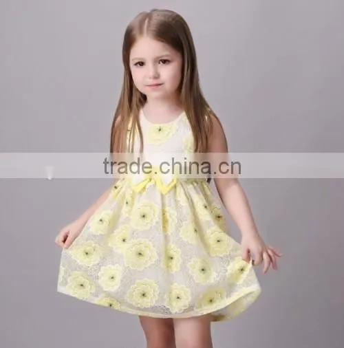 2016 summer flower embroidered baby kids clothes girls dresses wholesale kids fashion dresses pictures