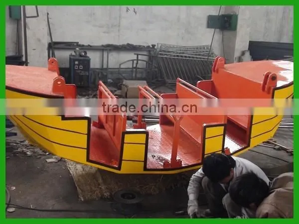 thrilling outdoor kids games ride mini pirate ship for sale