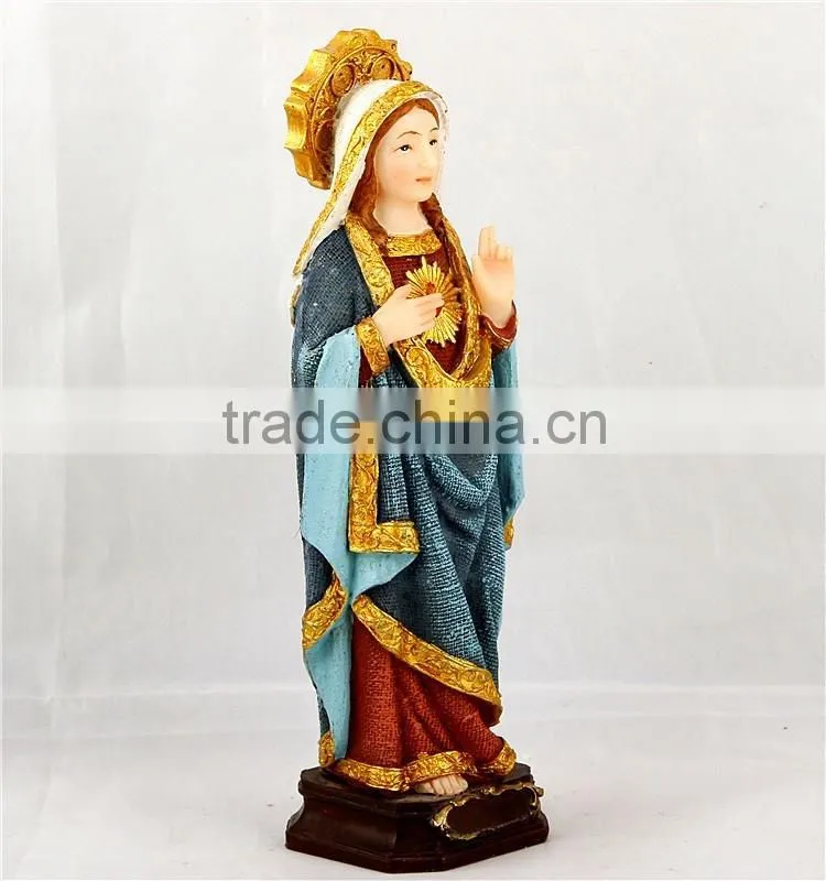 Christian Craft-colourful virgin mary statues