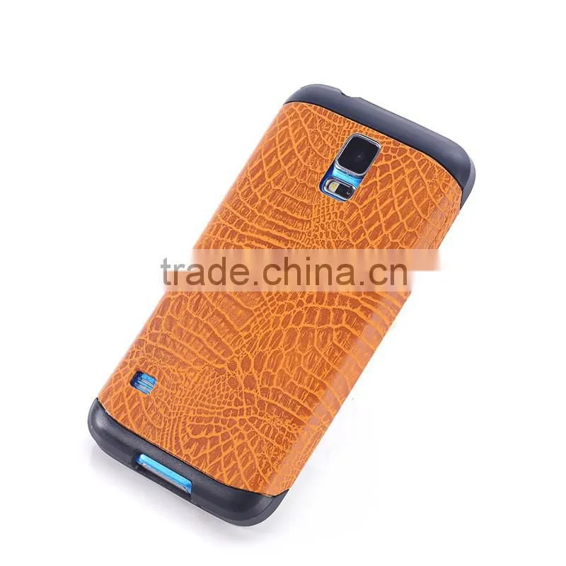 Wholesale Alligator Leather Mobile Phone Cases & Covers for Sumsung Galaxy S5