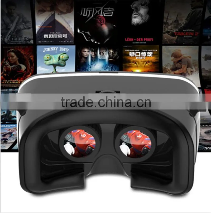 Covenov 3D VR Glasses Virtual Reality Video Glasses Movie Game Glasses Head-Mounted With NFC for Google,iPhone,blackberry,Samsun