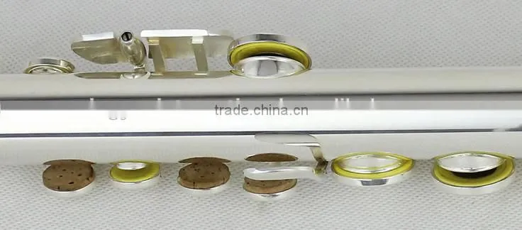 silver alto flute G key