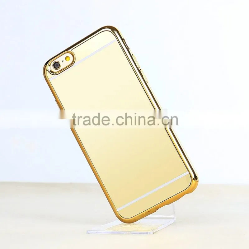 New Arrival Luxury Soft TPU Mirror Case for iPhone 6s Plus,For iPhone 6 Plus Mirror Case