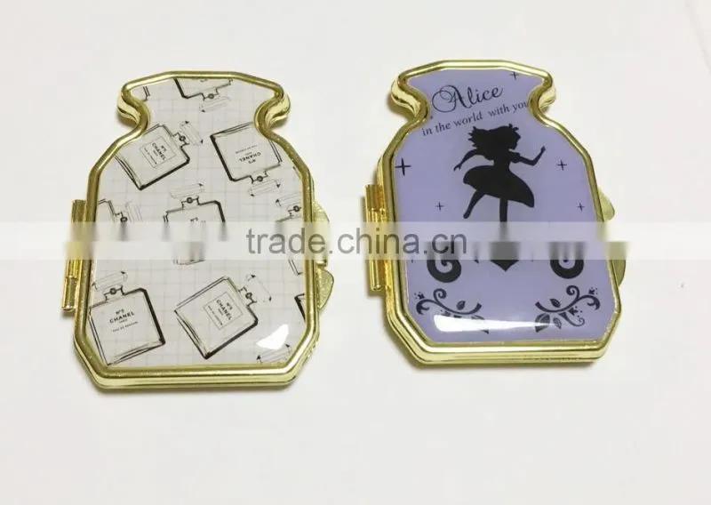Square Fashion And Cheap Pocket Mirror For Promotional compact Mirror