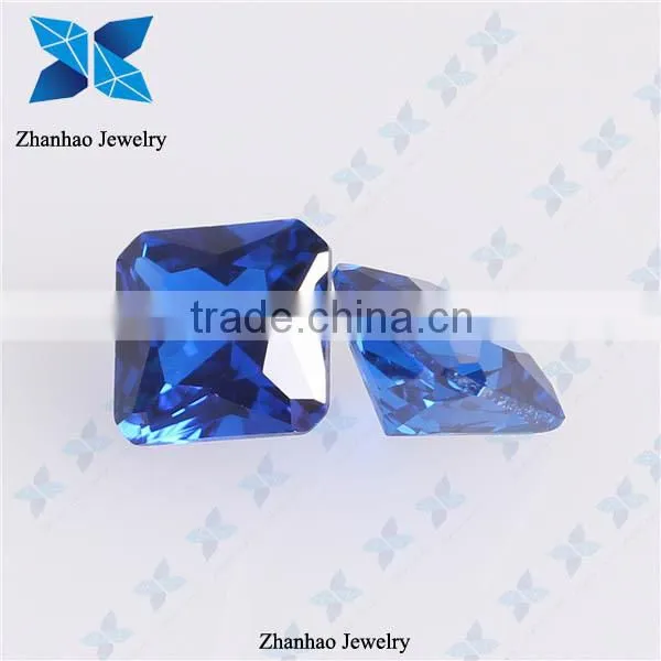 Natural star dark blue sapphire gemstones for jewelry